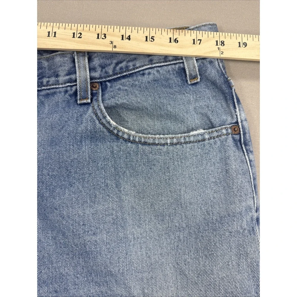 Vintage Levi's 505 Jeans Men's 38X30 Straight Leg Light Wash Denim Y2K 90's